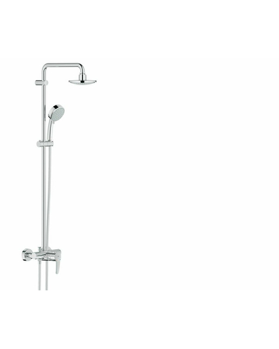 Душова система Grohe Tempesta Cosmopolitan NEW, зміш.+ стійка + лійка + шланг + вер. душ (26224000)