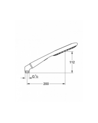 Лійка Grohe Rainshower ICON, 1 режим, червона (27443000)