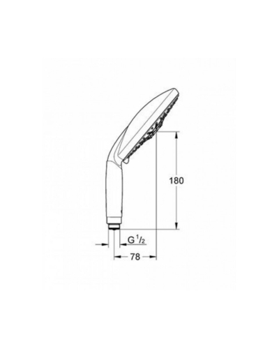 Лійка Grohe Rainshower, 4 режиму (28765000)